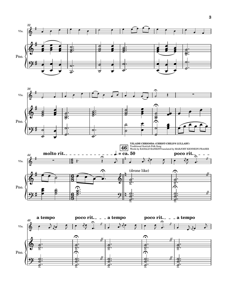 Come Thou Fount of Every Blessing and Two Celtic Hymns Medley—Nettleton, Slane, and Táladh Chriosda Violin Solo scores gallery preview page 5