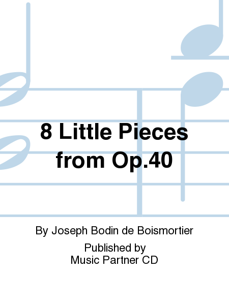 8 Little Pieces from Op. 40 for Bassoon (Cello) (Continuo ad lib.) [incl. CD] image number null