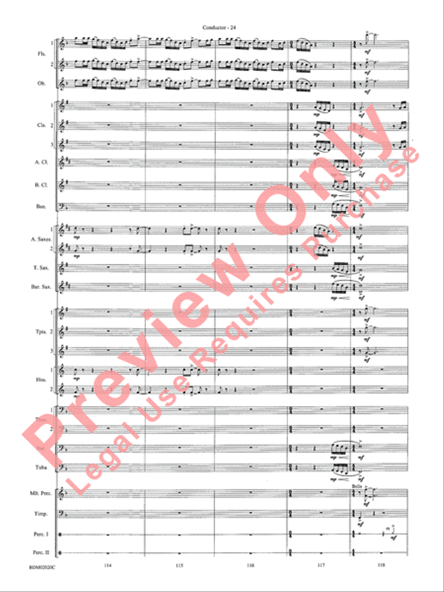 Prairiesong Concert Band scores gallery preview page 27