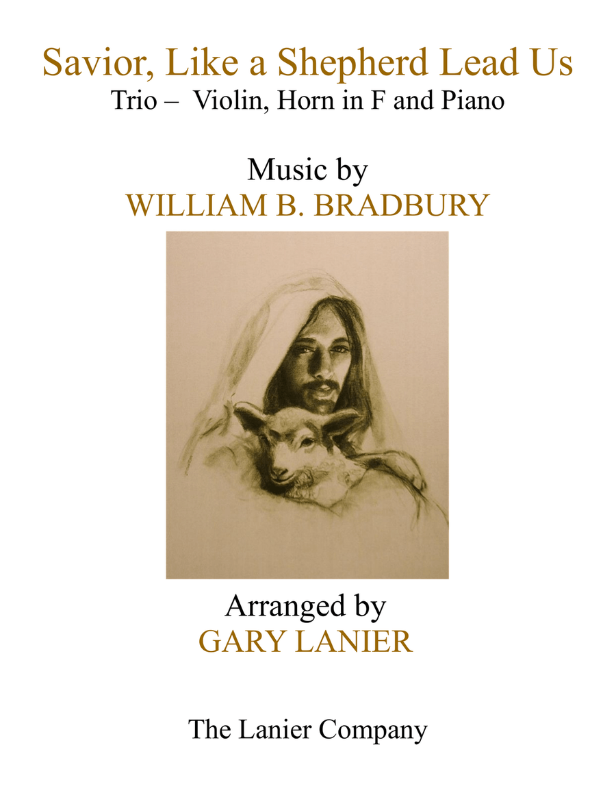 Book cover for SAVIOR, LIKE A SHEPHERD LEAD US (Trio – Violin, Horn in F & Piano with Parts)