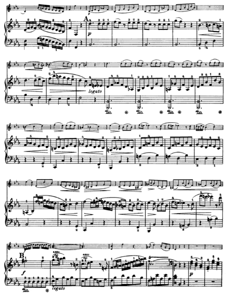 Mozart—Violin Sonata No. 33 in Eb major K. 481 for violin and piano