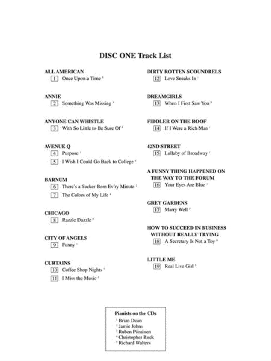 Singer's Musical Theatre Anthology – Volume 5 Baritone Voice scores gallery preview page 3