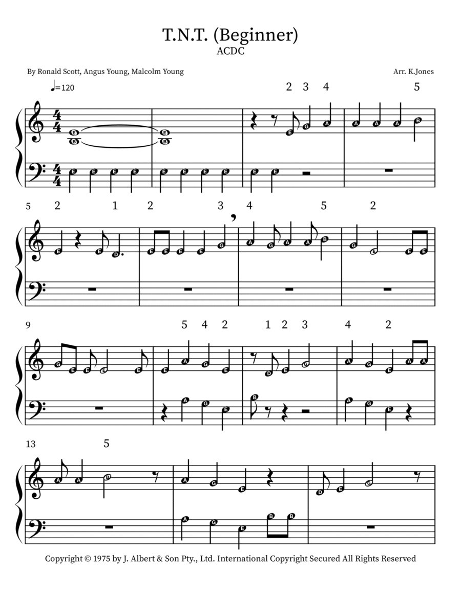 T.n.t. Piano Method scores gallery preview page 1