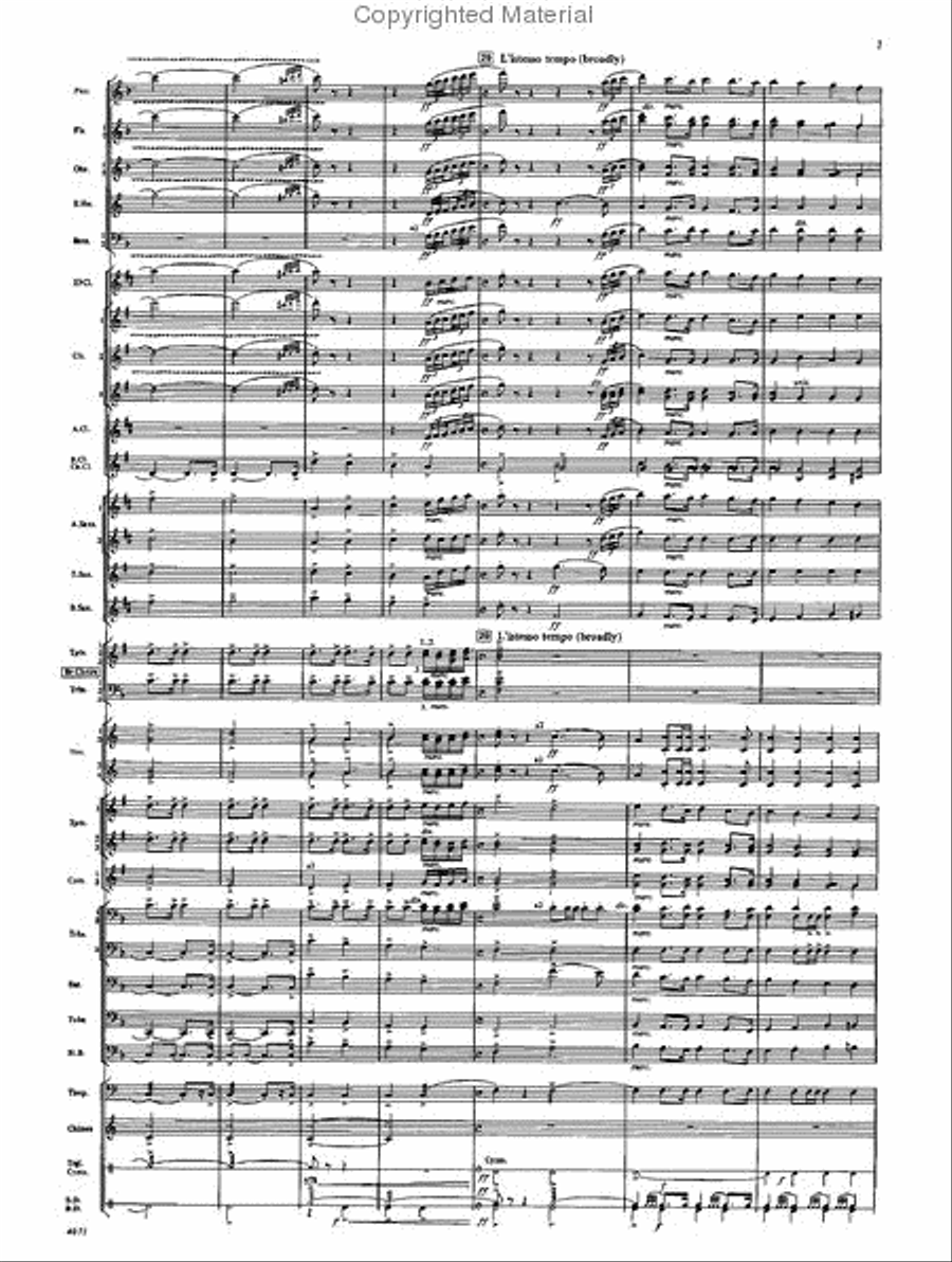 Fourth Suite for Band Concert Band scores gallery preview page 5