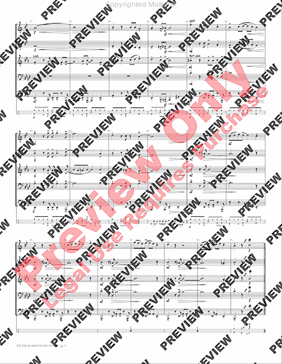 'Tis the Season to Get Funky Brass Ensemble scores gallery preview page 5