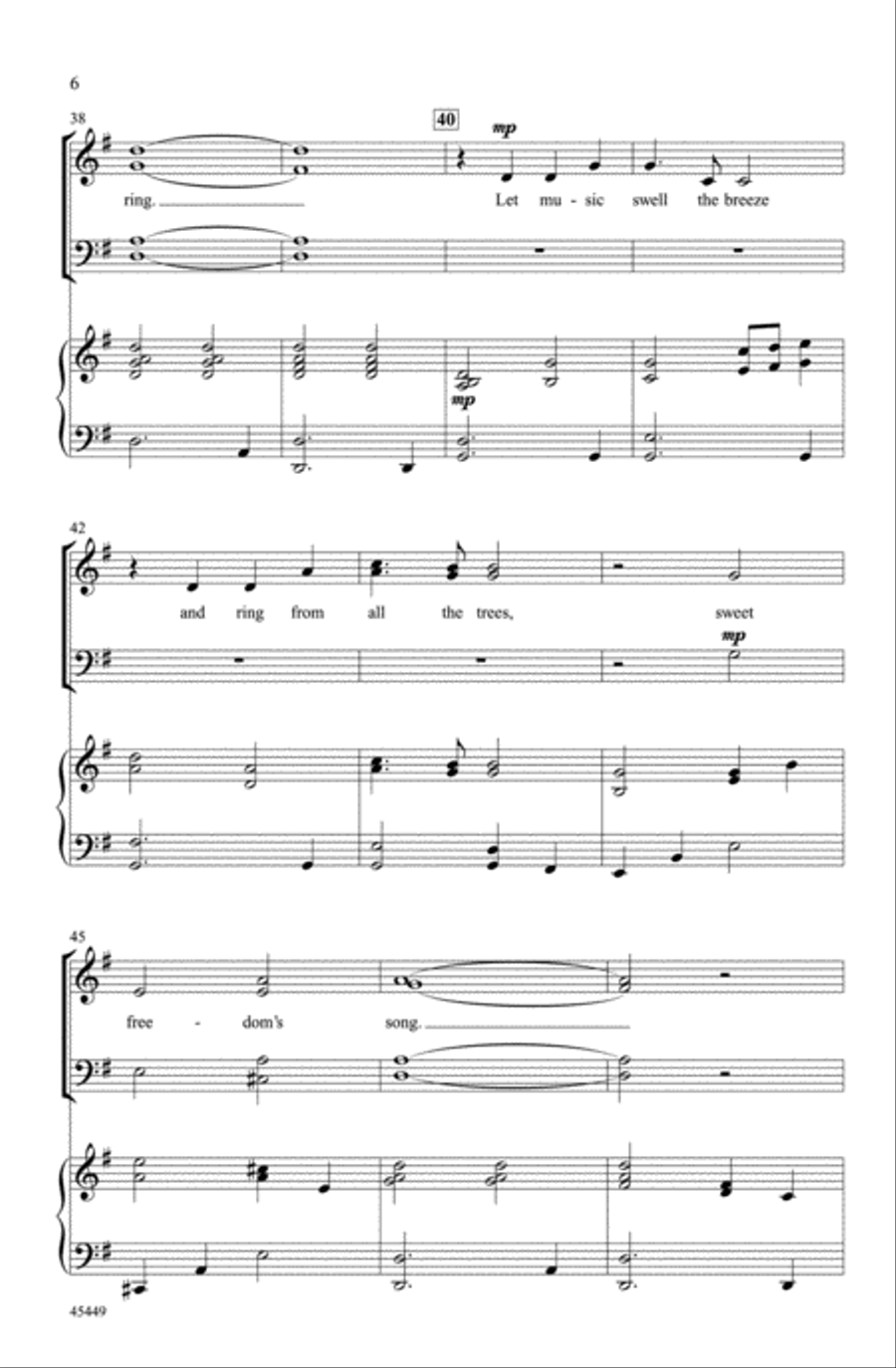 Let Freedom Ring! Choir scores gallery preview page 5
