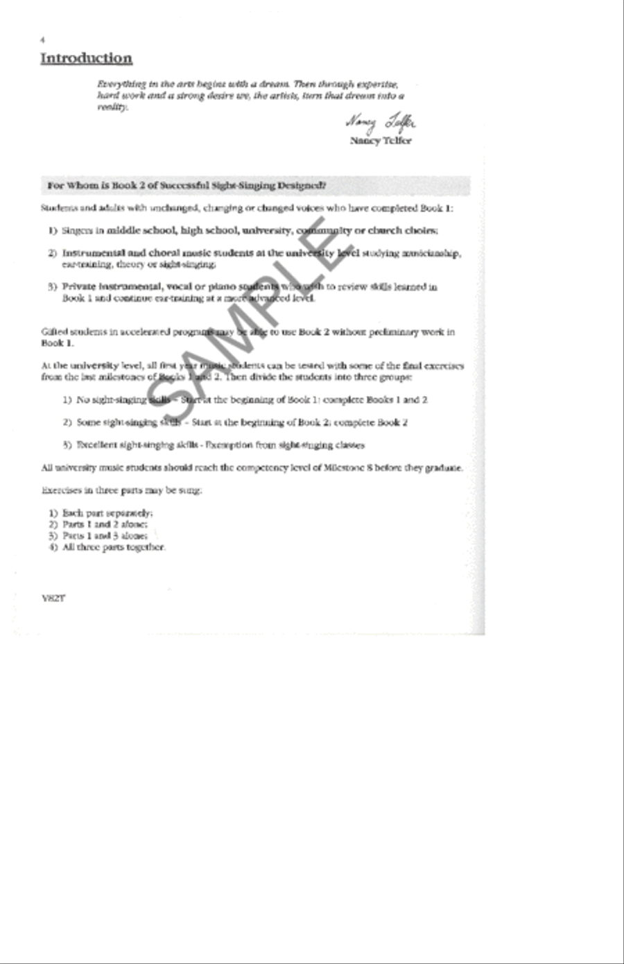 Successful Sight-Singing, Bk2 - Teacher's Ed. Choir scores gallery preview page 2