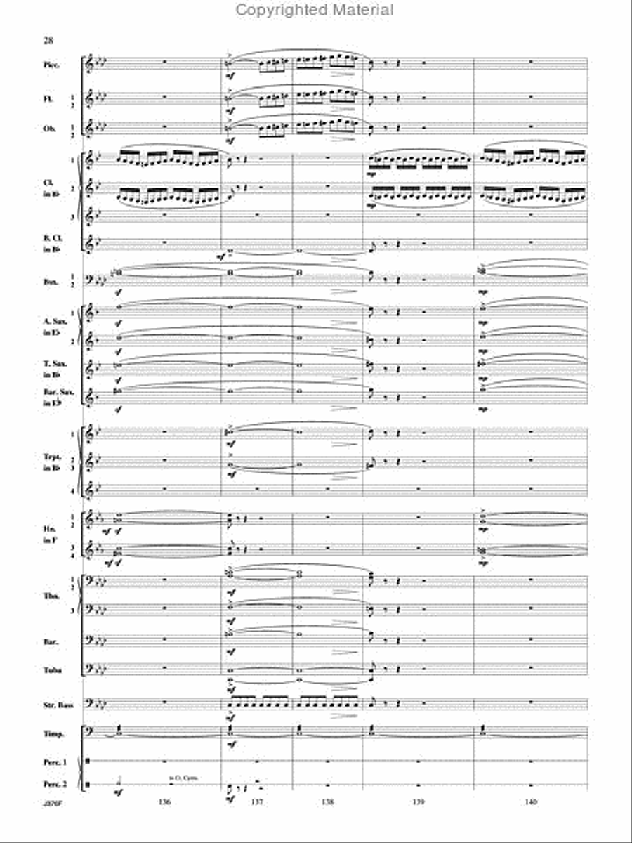 William Tell Overture Concert Band scores gallery preview page 29