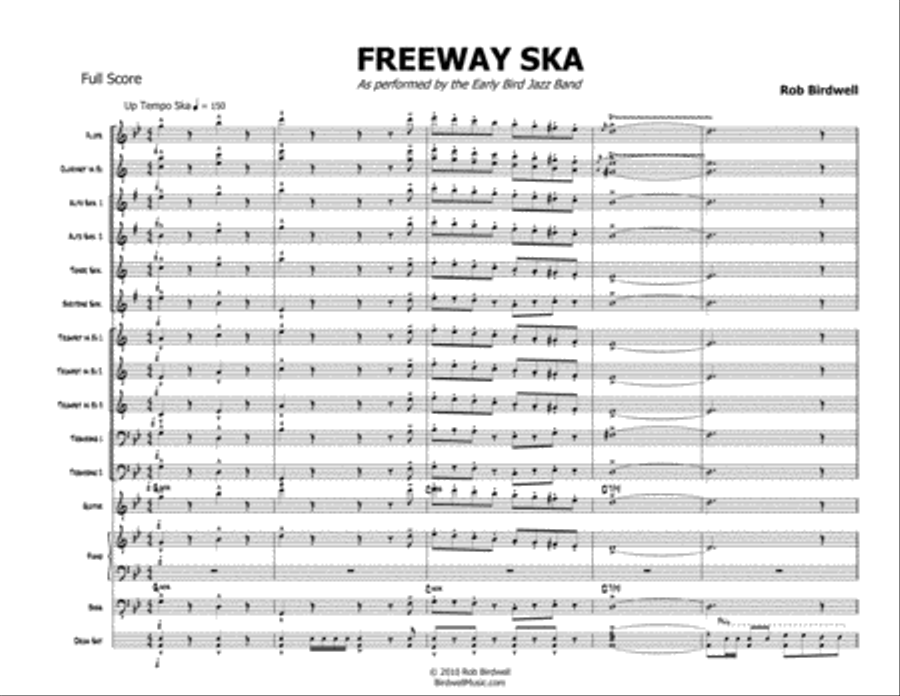 Freeway Ska Jazz Ensemble scores gallery preview page 2