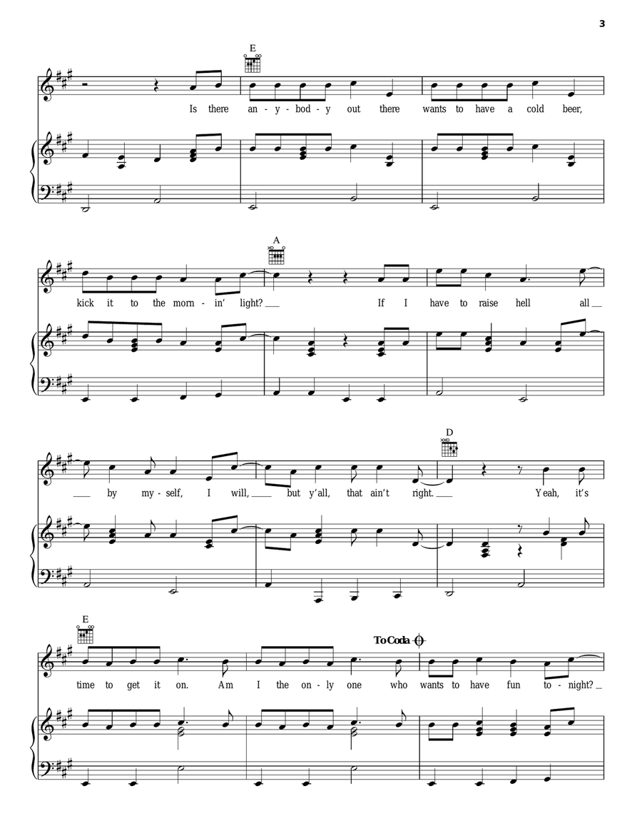 Am I The Only One Acoustic Guitar scores gallery preview page 3