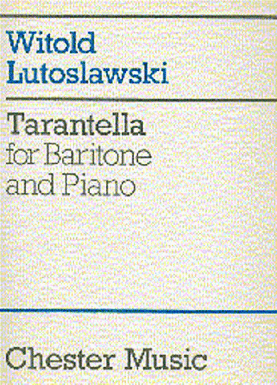 Tarantella Baritone Voice scores gallery preview page 1