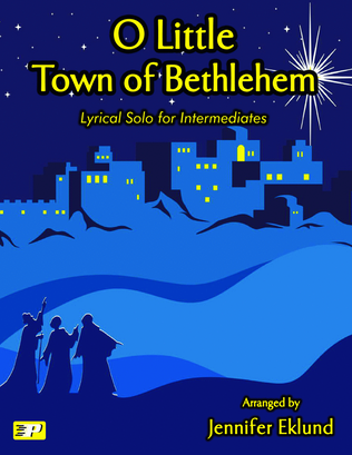 Book cover for O Little Town of Bethlehem (Intermediate Piano)