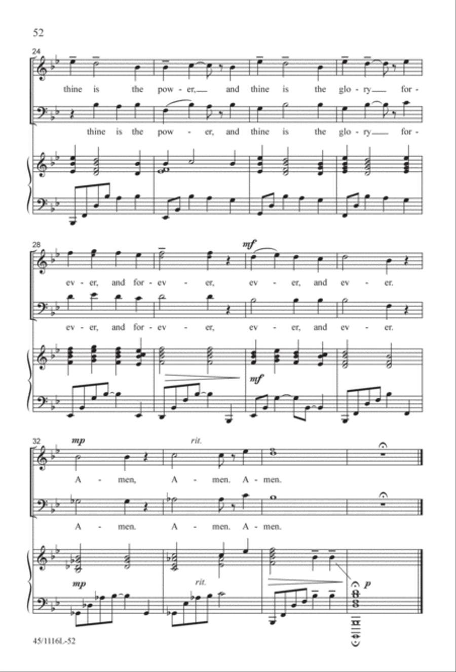 12 Anthems for about 12 Singers 3-Part scores gallery preview page 52