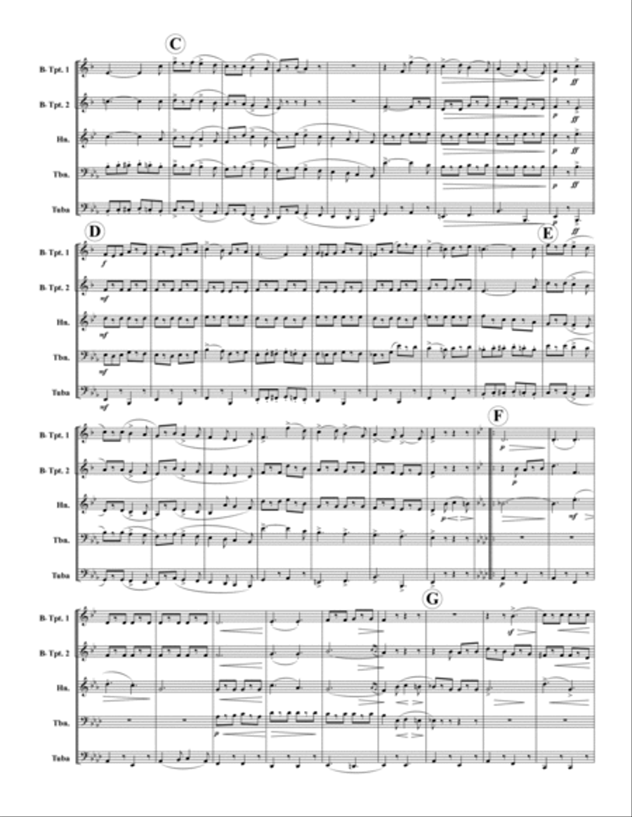King Cotton King Cotton Brass Quintet scores gallery preview page 2