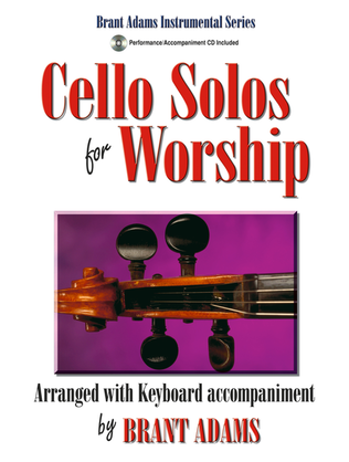 Book cover for Cello Solos for Worship
