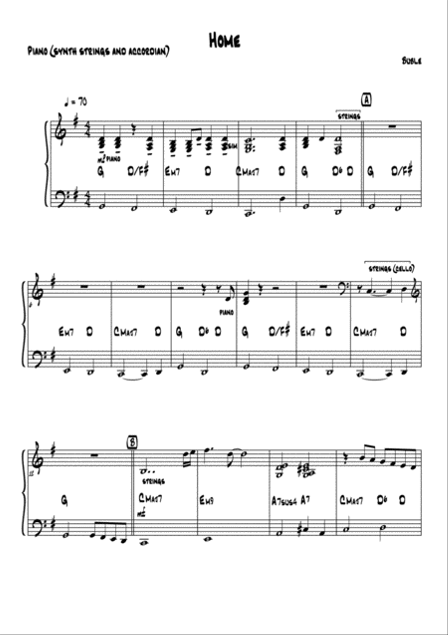 Home Jazz Ensemble scores gallery preview page 1