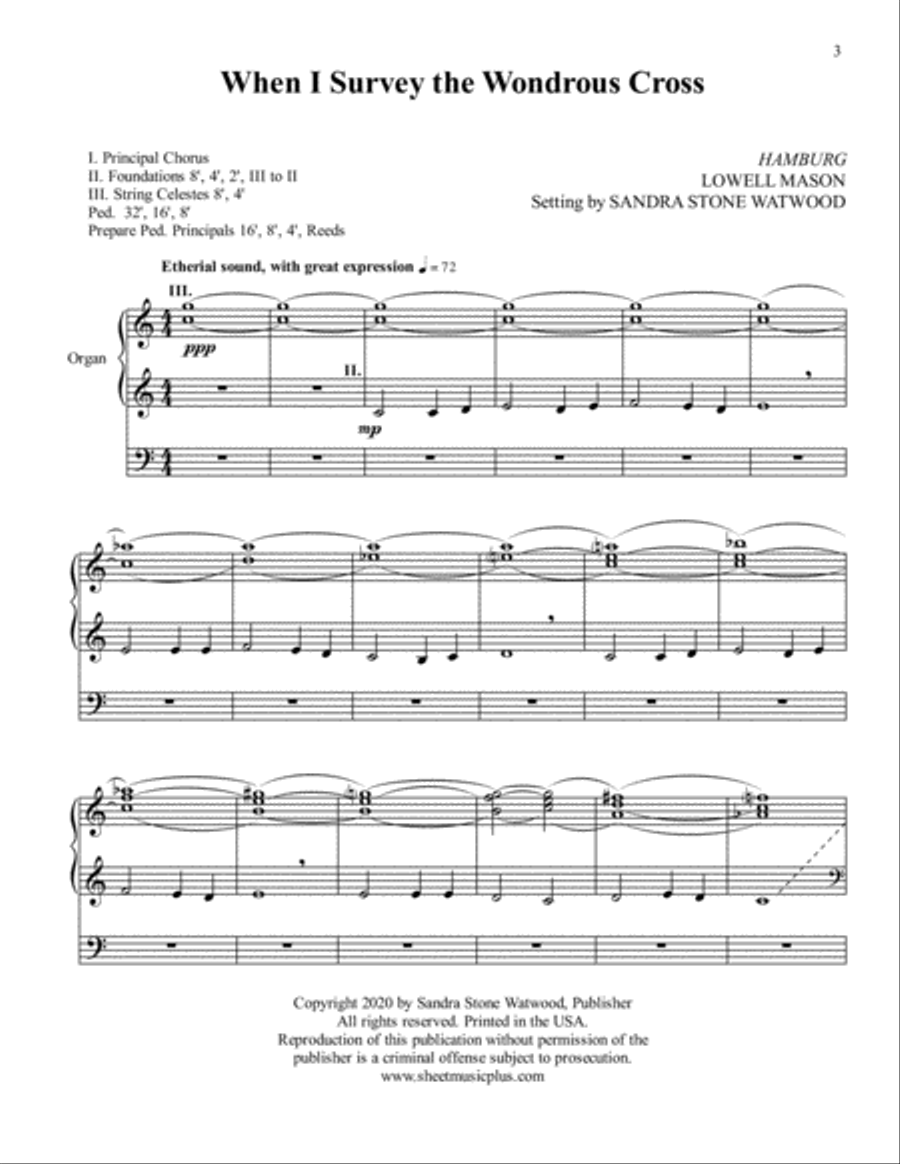 Sacred Remix Organ Solo scores gallery preview page 3