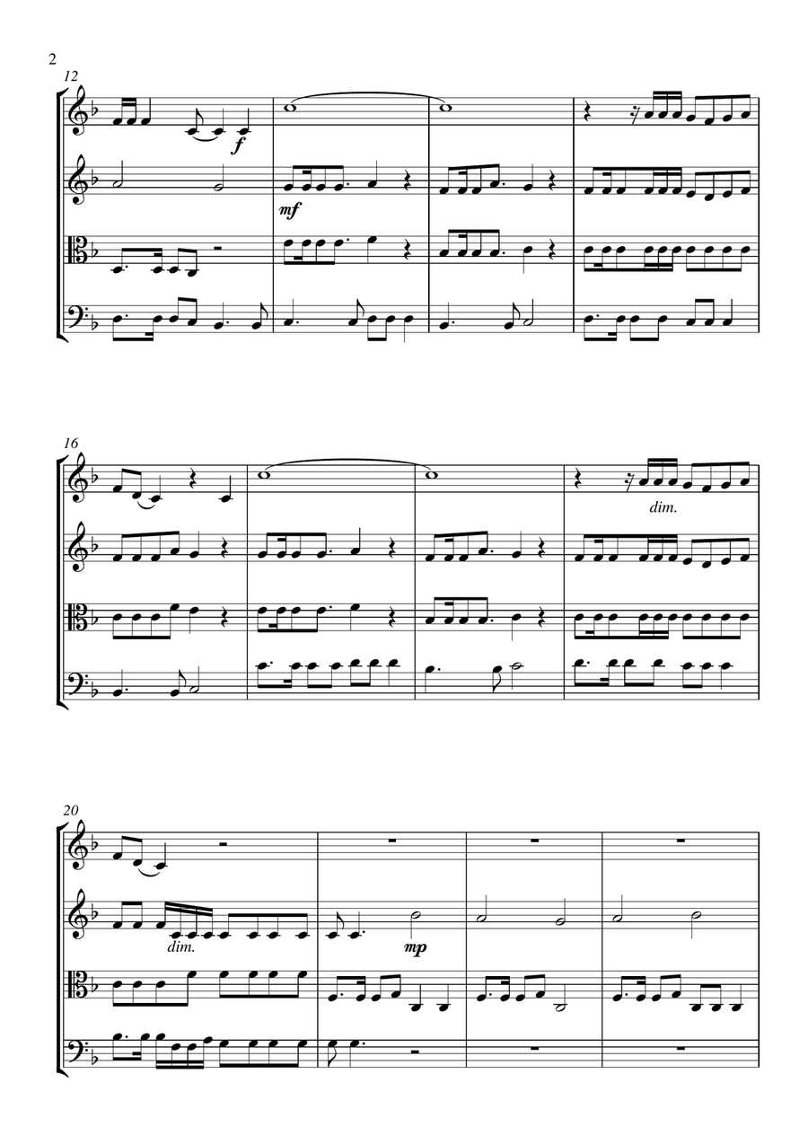 Everywhere String Quartet scores gallery preview page 2