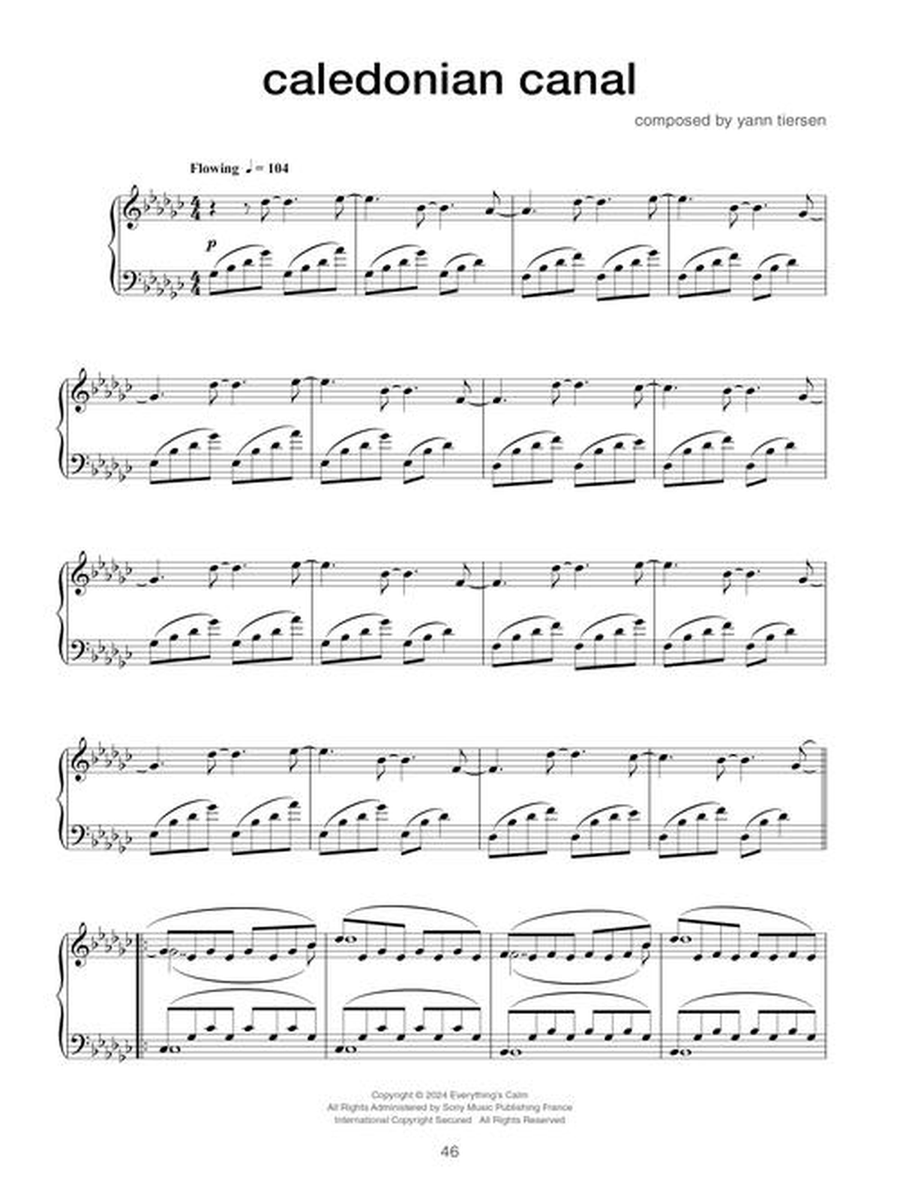 Yann Tiersen - Rathlin from a Distance Piano Solo scores gallery preview page 5