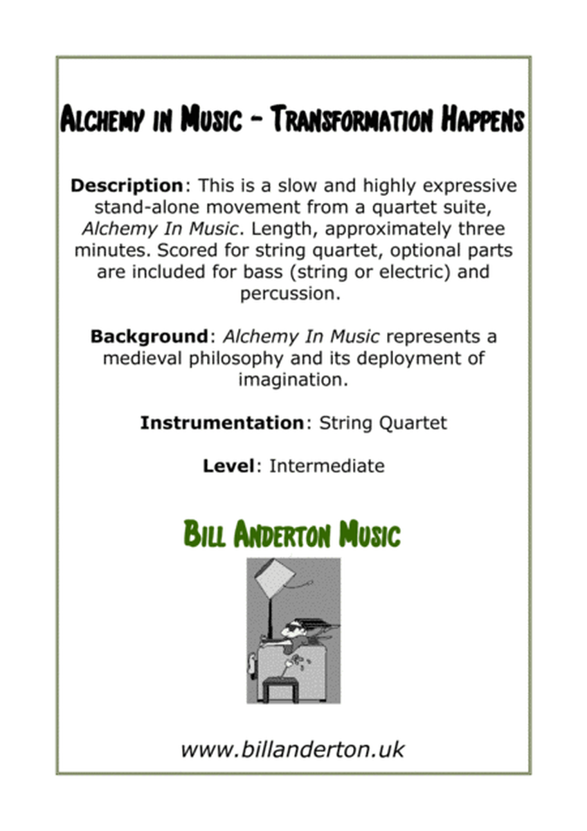 Alchemy in Music - Transformation Happens image number null