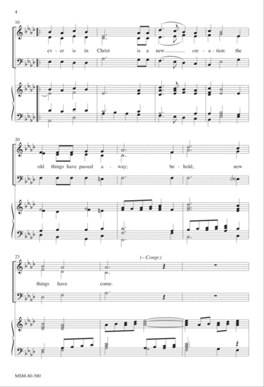 Behold, a New Creation SAB scores gallery preview page 4