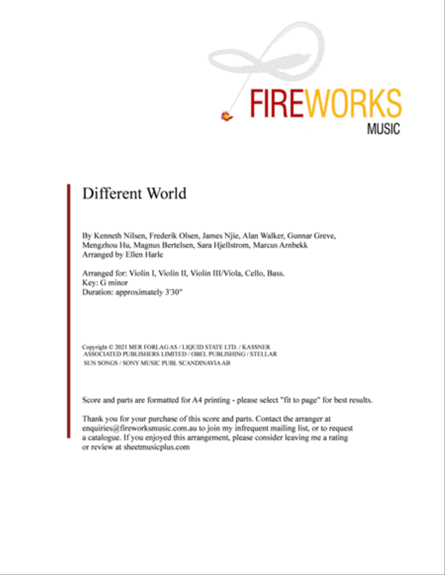 Different World String Orchestra scores gallery preview page 2