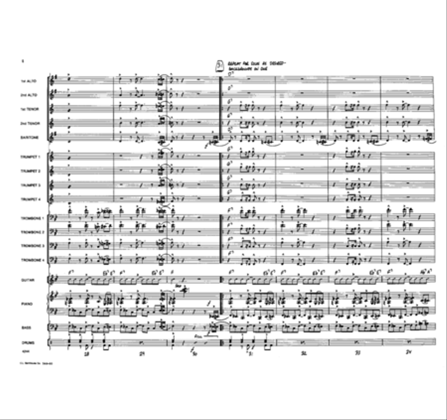 Return of the Cheetah Jazz Ensemble scores gallery preview page 6