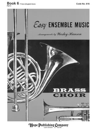 Book cover for Easy Ensemble Music
