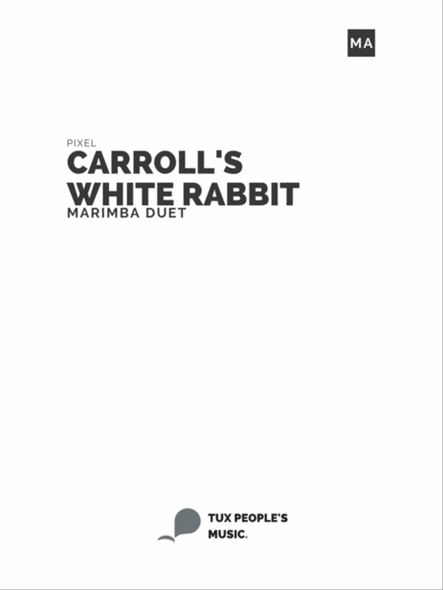 Carroll's White Rabbit Marimba scores gallery preview page 2
