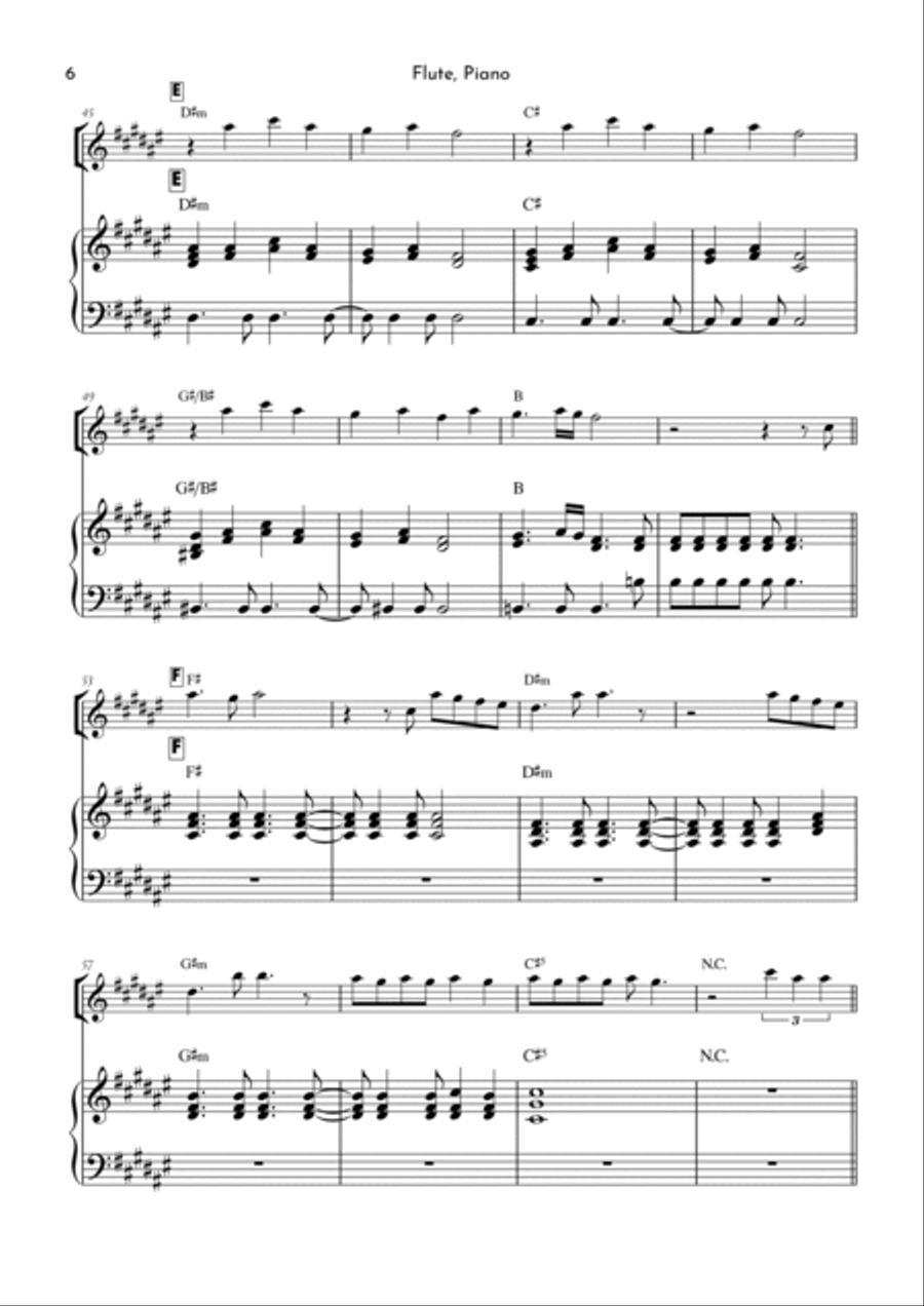 305 305 Flute Solo scores gallery preview page 6