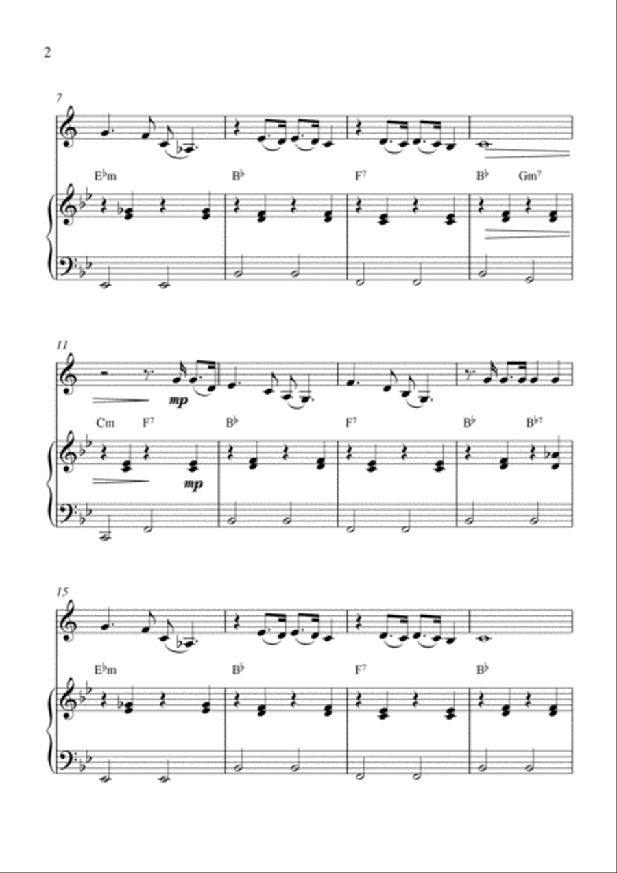 The Glory Of Love The Glory Of Love Clarinet Solo scores gallery preview page 2