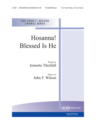 Book cover for Hosanna! Blessed Is He
