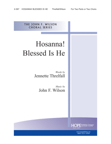 Hosanna! Blessed Is He image number null