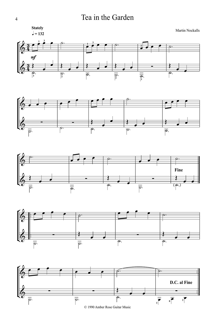 Easy Peasy Guitar Duets Easy Guitar scores gallery preview page 4