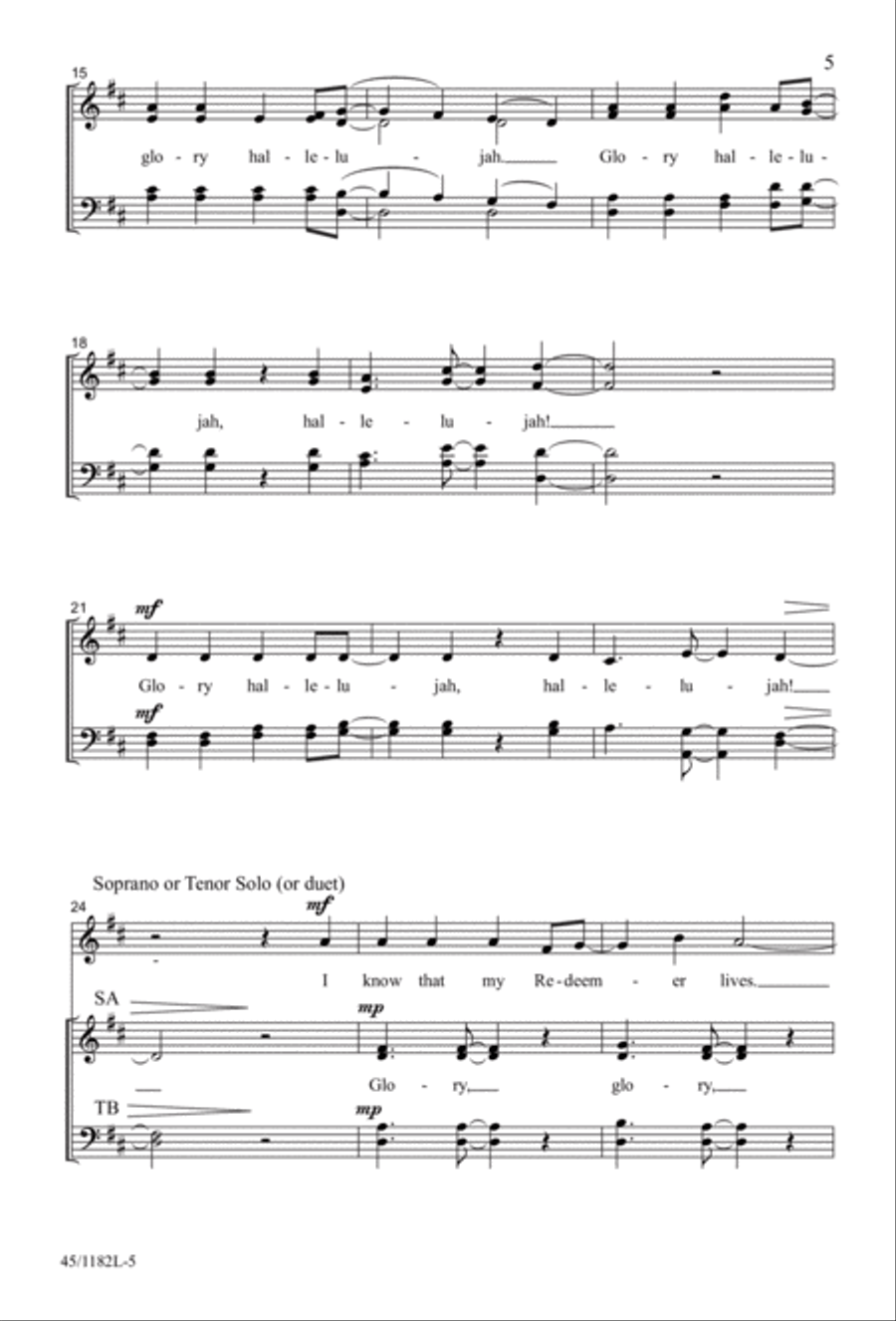 All Around A Cappella 4-Part scores gallery preview page 6