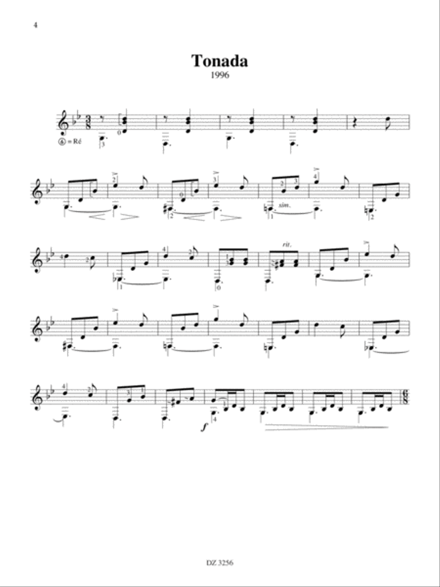 Anthologie Anthologie Classical Guitar scores gallery preview page 4