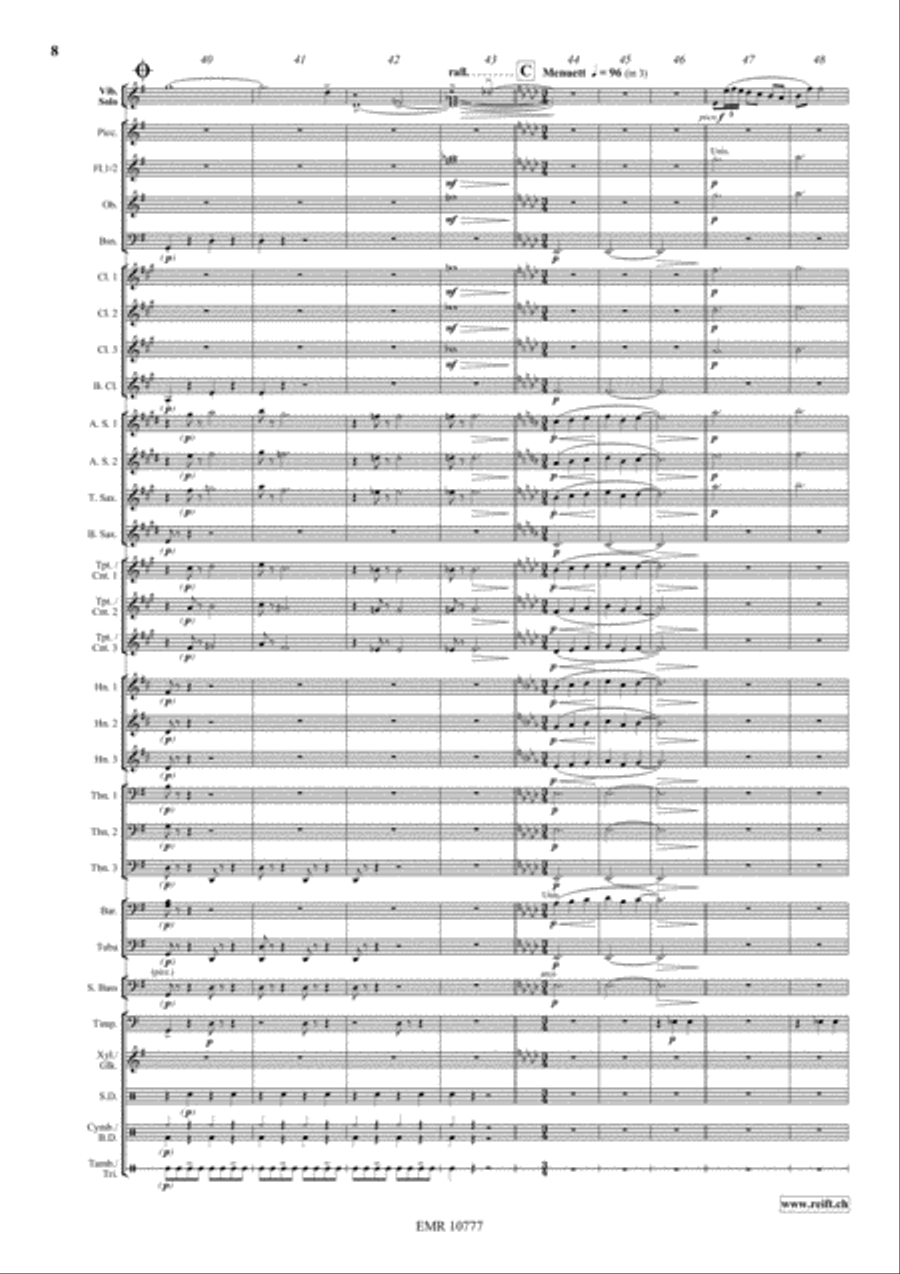 Concerto Piccolo Concerto Piccolo Concert Band scores gallery preview page 8