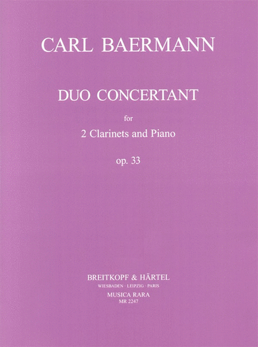 Duo concertant Op. 33