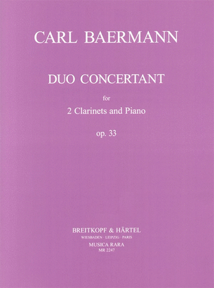 Duo concertant Op. 33