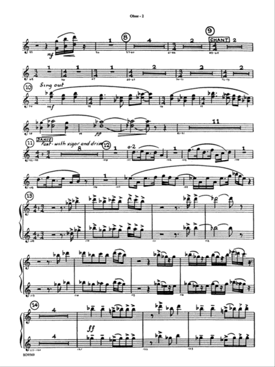 Jericho: Oboe Concert Band scores gallery preview page 2