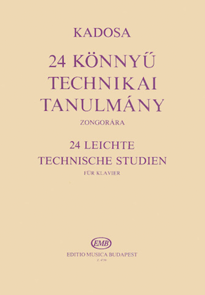 Book cover for 24 Easy Technical Studies
