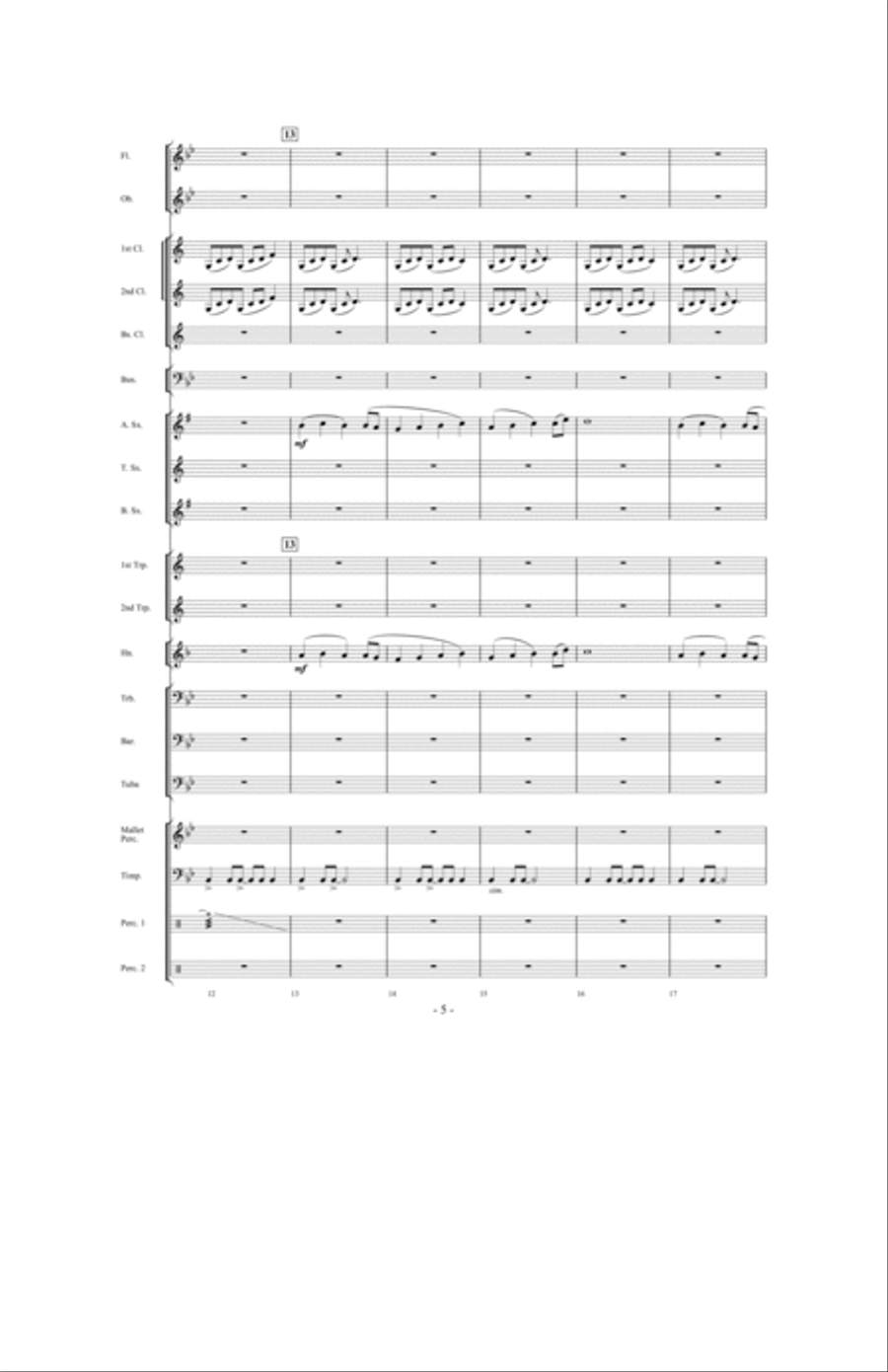 Prevailing Winds Concert Band scores gallery preview page 4