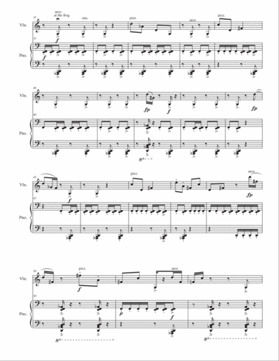 Froggy Froggy for violin and piano