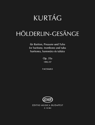Holderlin-Gesange, Op. 35a