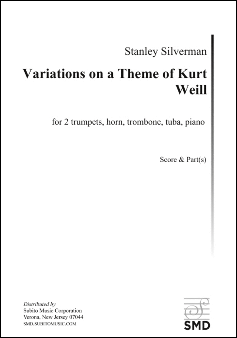 Variations on a Theme of Kurt Weill