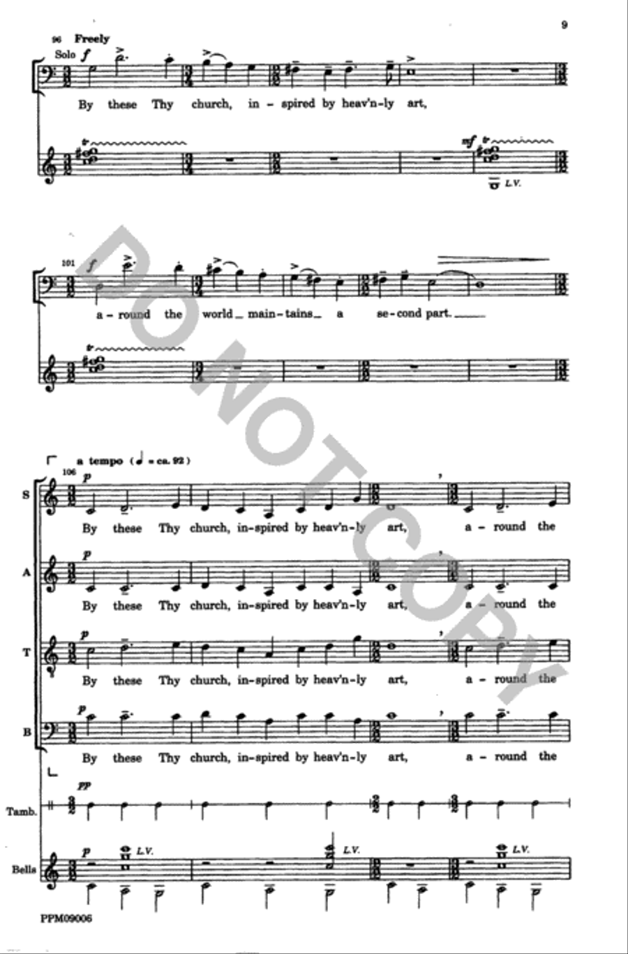 Te Deum Laudamus 4-Part scores gallery preview page 10
