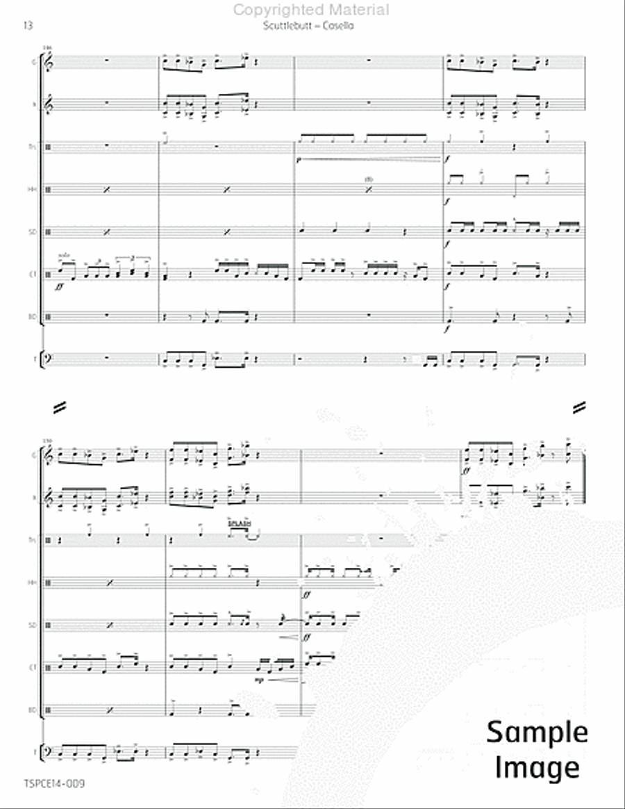 Scuttlebutt Percussion Ensemble scores gallery preview page 17