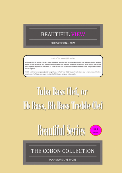 No.6 Beautiful View (Tuba, Eb Bass or Bb Bass) image number null