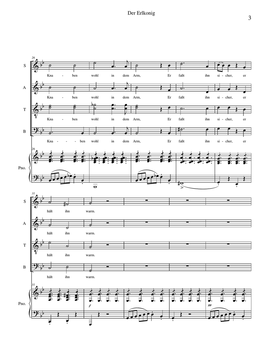 Der Erlkonig 4-Part scores gallery preview page 3
