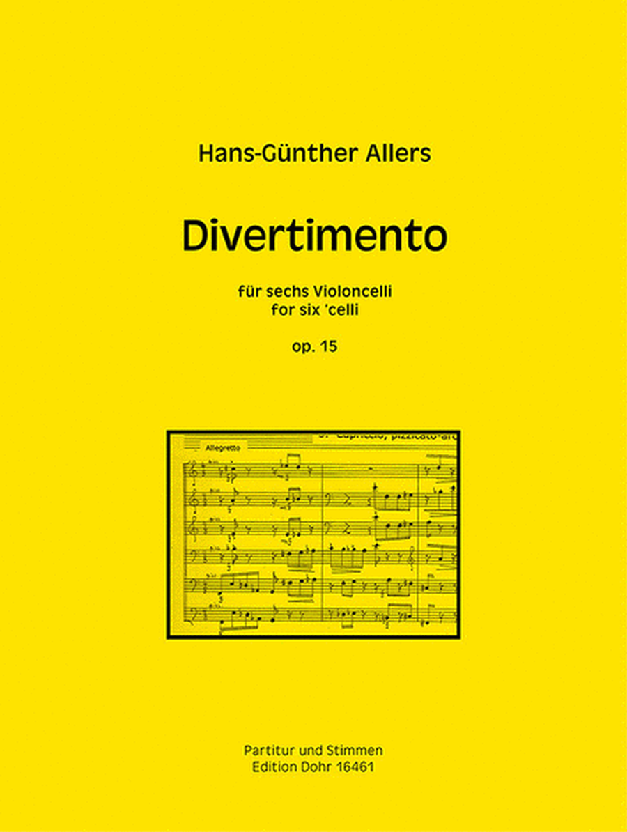 Divertimento für sechs Violoncelli op. 15